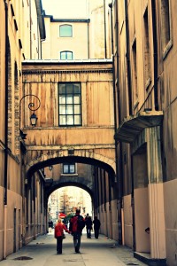 Pop and Carmen in old lyon